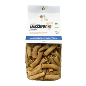 Atsparaus tapijokos krakmolo MACCHERONI makaronai | Ketonestly (250 g)