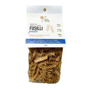 Atsparaus tapijokos krakmolo FUSILLI makaronai | Ketonestly (250 g)