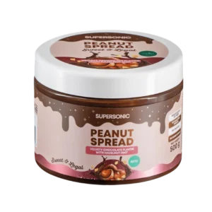 Šokoladinis žemės riešutų kremas, be pridėtinio cukraus | SUPERSONIC (250 g)