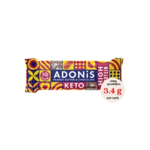 KETO žemės riešutų ir šokolado batonėlis | Adonis (45 g)