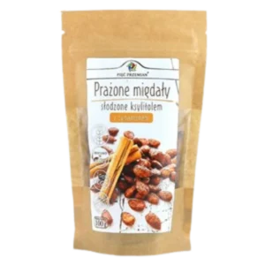 Skrudinti migdolai su cinamonu, be glitimo | PIĘĆ PRZEMIAN (100 g)