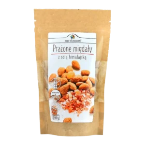 Skrudinti migdolai su druska, be glitimo | PIĘĆ PRZEMIAN (100 g)