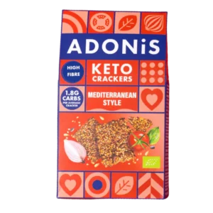 Ekologiški chia sėklų krekeriai su pomidorais | Adonis (60 g)