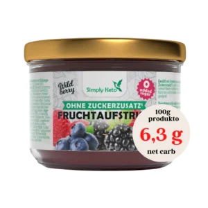 Miško uogų džemas, be pridėtinio cukraus | Simply keto (230 g)