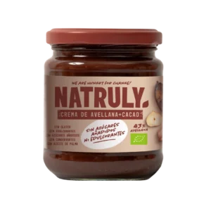 Ekologiškas lazdyno riešutų kakavinis kremas | Natruly (200g)