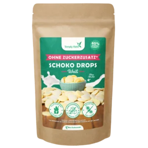 Balto šokolado gabaliukai, be pridėtinio cukraus | Simply Keto (200 g)