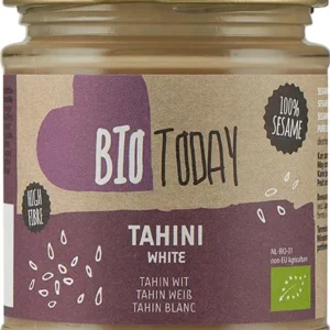 Sezamų pasta TAHINI (šviesi), ekologiška | Bio Today (170 g)